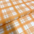 Tricoline Estampada Xadrez para Composê 100% Algodão - Laranja Tricoline Estampada Xadrez para Composê 100% Algodão - Laranja