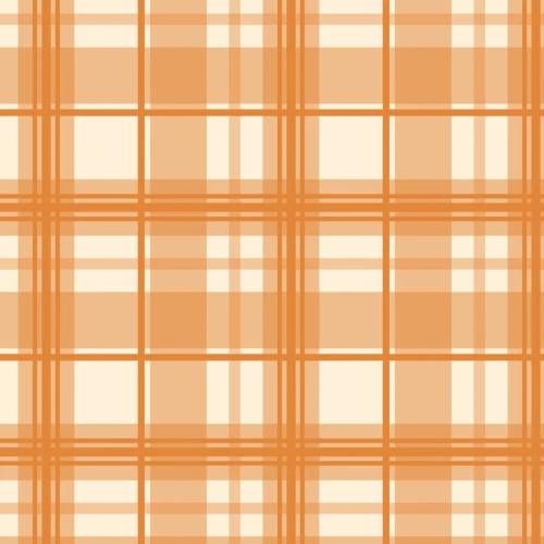 Tricoline Estampada Xadrez para Composê 100% Algodão - Laranja