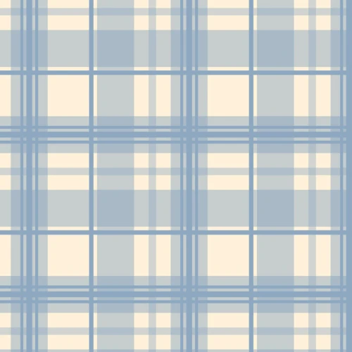 Tricoline Estampada Xadrez para Composê 100% Algodão - Azul