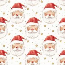 Tricoline Exclusiva Coleção Natal Papai Noel Gold 100% Algodão 1,50m Largura - Variante 1