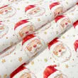 Tricoline Exclusiva Coleção Natal Papai Noel Gold 100% Algodão 1,50m Largura - Variante 1