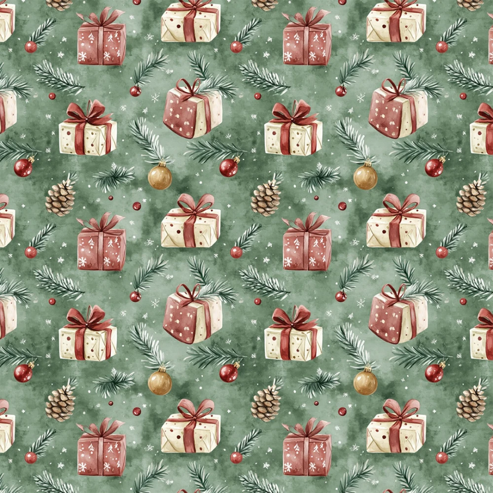 Tricoline Exclusiva JLM Natal Presentes 100% Algodão - Variante 1