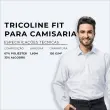 Tricoline FIT Para Camisaria Lisa Cores Claras 67% Poliester 33% Algodão 1,60L - Branco