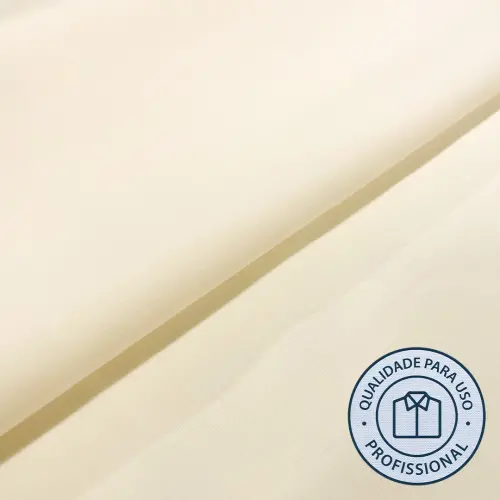 Tricoline FIT Para Camisaria Lisa Cores Claras 67% Poliester 33% Algodão 1,60L - Manteiga