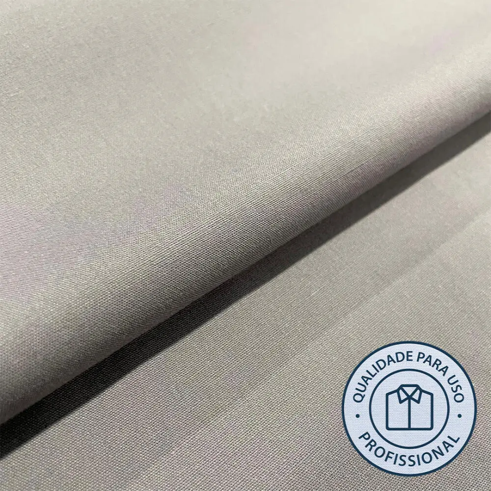 Tricoline FIT Para Camisaria Lisa Cores Claras 67% Poliester 33% Algodão 1,60L - Silver