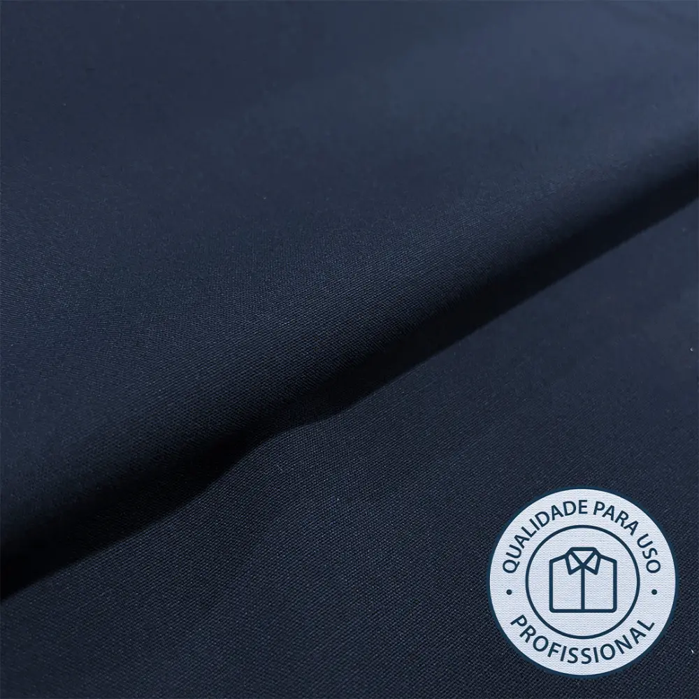 Tricoline FIT Para Camisaria Lisa Cores Escuras 67% Poliester 33% Algodão 1,60L - Marinho