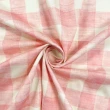 Tricoline Fernando Maluhy Coleção Xadrez Decora 100% Algodão 1,50m Largura - Rosa bebê