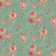 Tricoline Fernando Maluhy - Mini Rosas Arabesco - 100% Algodão - C02