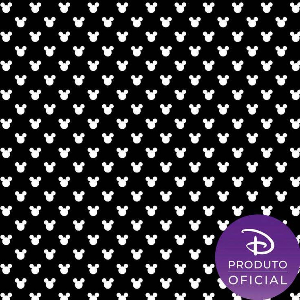 Tricoline Fernando Maluhy - Poá Disney Mickey - 100% Algodão - C01