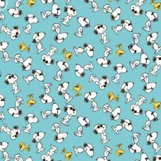 Tricoline Fernando Maluhy - Snoopy e Woodstock - 100% Algodão - C01