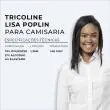 Tricoline Lisa POPLIN Para Camisaria Com Elastano 75% Poliester 21% Algodão 4% Elastano 1,30L - Branco