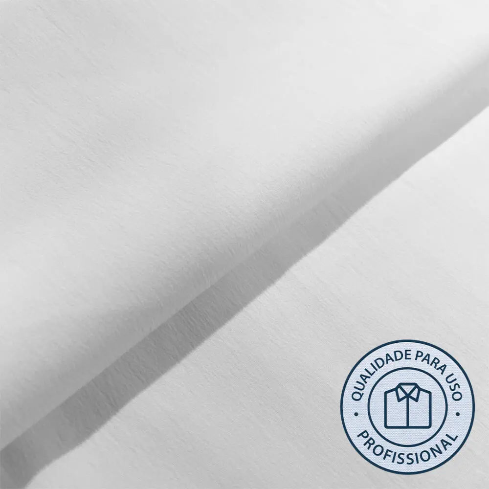 Tricoline Lisa POPLIN Para Camisaria Com Elastano 75% Poliester 21% Algodão 4% Elastano 1,30L - Branco