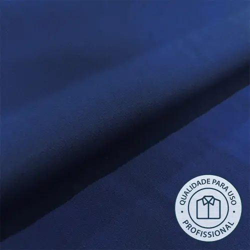 Tricoline Lisa POPLIN Para Camisaria Com Elastano 75% Poliester 21% Algodão 4% Elastano 1,30L - Cobalto