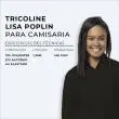 Tricoline Lisa POPLIN Para Camisaria Com Elastano 75% Poliester 21% Algodão 4% Elastano 1,30L - Preto