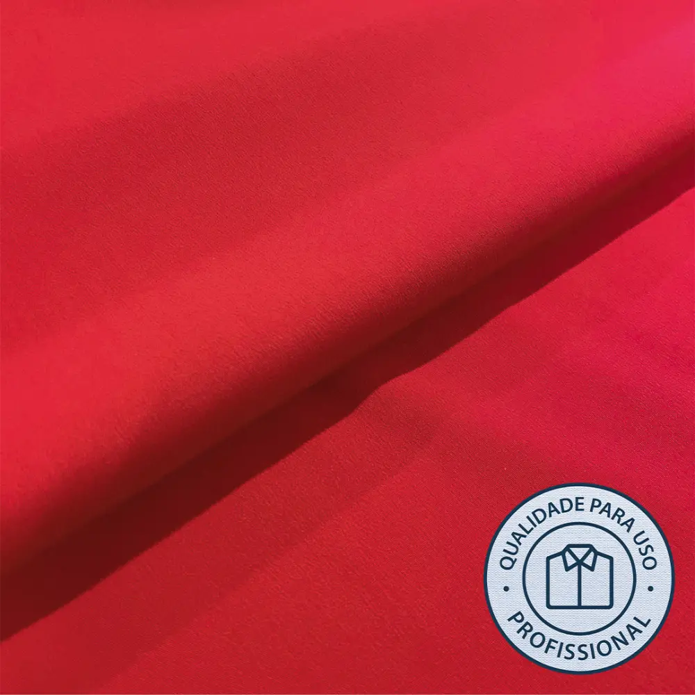 Tricoline Lisa POPLIN Para Camisaria Com Elastano 75% Poliester 21% Algodão 4% Elastano 1,30L - Cereja