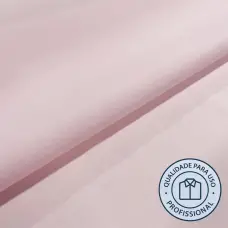 Tricoline Lisa POPLIN Para Camisaria Com Elastano 75% Poliester 21% Algodão 4% Elastano 1,30L - Rosa bebe