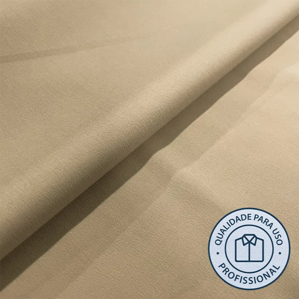 Tricoline Lisa POPLIN Para Camisaria Com Elastano 75% Poliester 21% Algodão 4% Elastano 1,30L - Ocre
