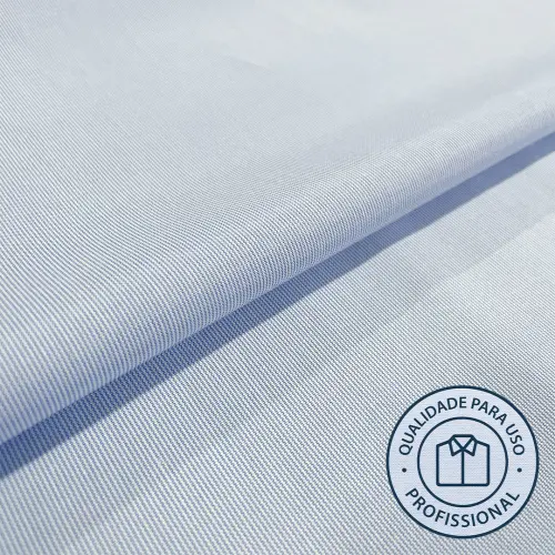 Tricoline Listrada Para Camisaria Sem Elastano 67% Algodão 33% Poliéster 1,50L - 9209 - cinza medio
