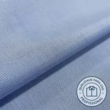 Tricoline Listrada Para Camisaria Sem Elastano 67% Algodão 33% Poliéster 1,50L - 1429 - azul royal