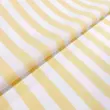 Tricoline Listras Grandes Fio Tinto 100% Algodão - Amarelo