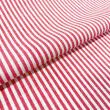 Tricoline Listras Médias Fio Tinto 100% Algodão - Vermelho