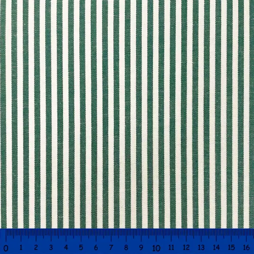 Tricoline Listras Médias Fio Tinto 100% Algodão - Verde bandeira