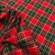 Tricoline Natal Xadrez Fio Tinto com Lurex Dourado 100% Algodão - Rena 1032