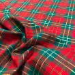 Tricoline Natal Xadrez Fio Tinto com Lurex Dourado 100% Algodão - Rena 1017