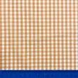 Tricoline Xadrez Fio Tinto - Grande - 100% Algodão - Laranja