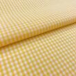 Tricoline Xadrez Fio Tinto - Médio - 100% Algodão - Amarelo