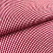 Tricoline Xadrez Fio Tinto - Pequeno - 100% Algodão - Vermelho