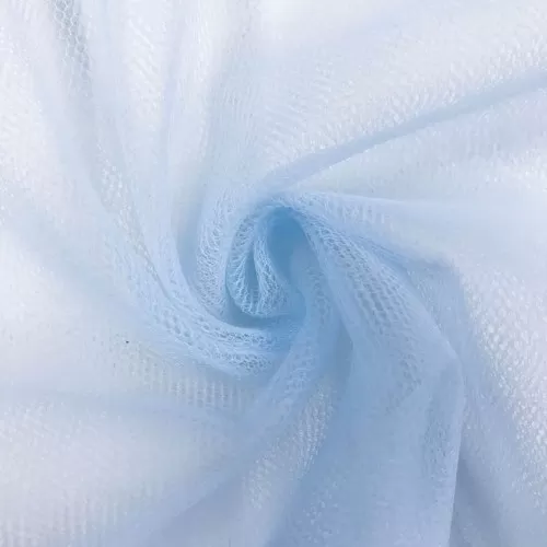Tule PA - 100% Poliamida - 1,20m largura - Azul claro