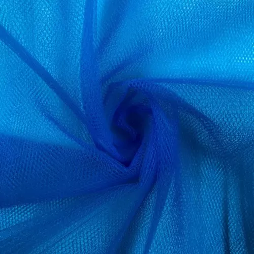 Tule PA - 100% Poliamida - 1,20m largura - Azul royal