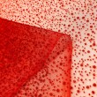 Tule PA com Glitter Permanente 100% Poliester 1,55m largura - Vermelho
