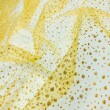 Tule PA com Glitter Permanente 100% Poliester 1,55m largura - Amarelo